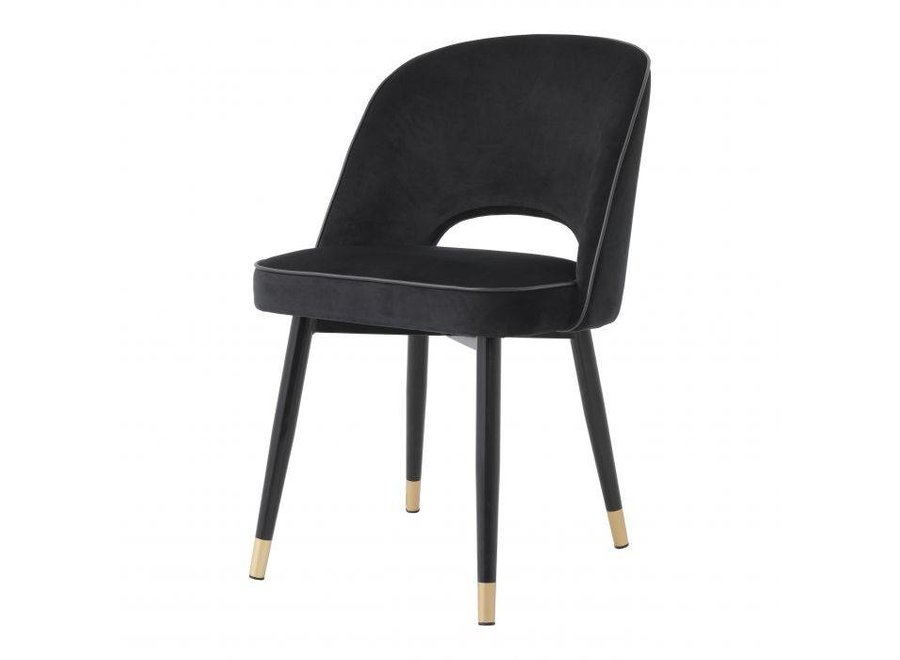 Dining chair 'Cliff' set of 2 - Roche black