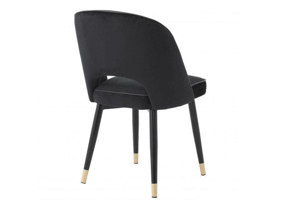 Dining chair 'Cliff' set of 2 - Roche black