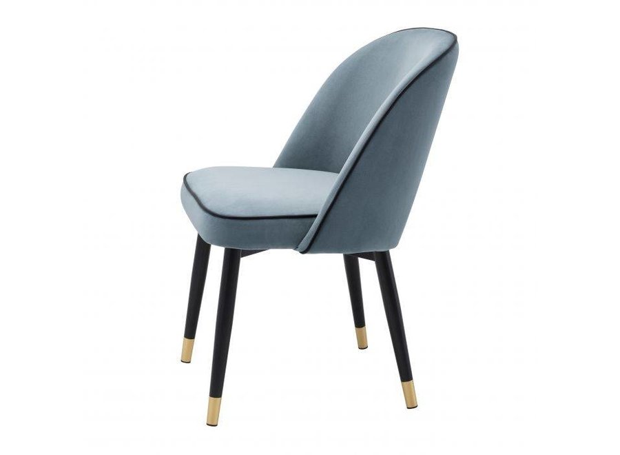 Dining chair 'Cliff' set of 2 - Savona blue