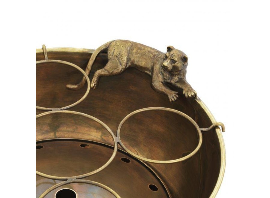 Champagne cooler 'Jordan' - Brass