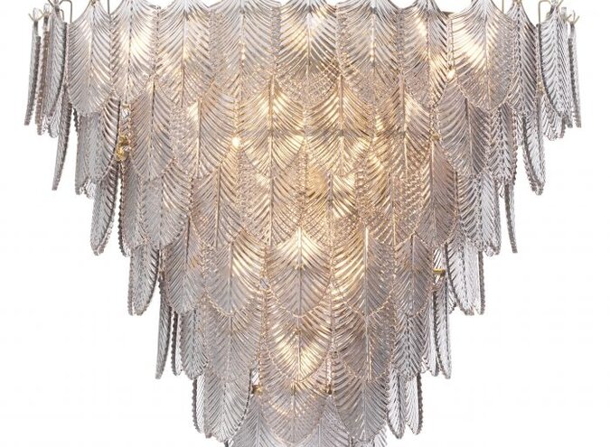 Chandelier Verbier - L - Smoke Glass