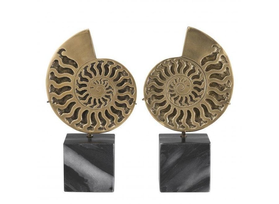 Objet déco 'Ammonite' lot de 2