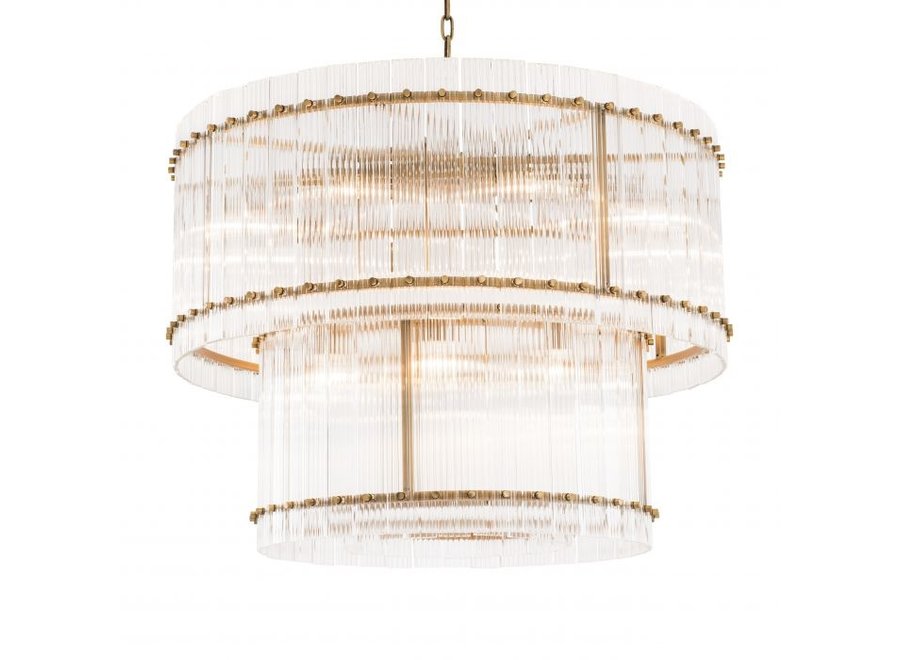 Chandelier Ruby - L - Clear Glass