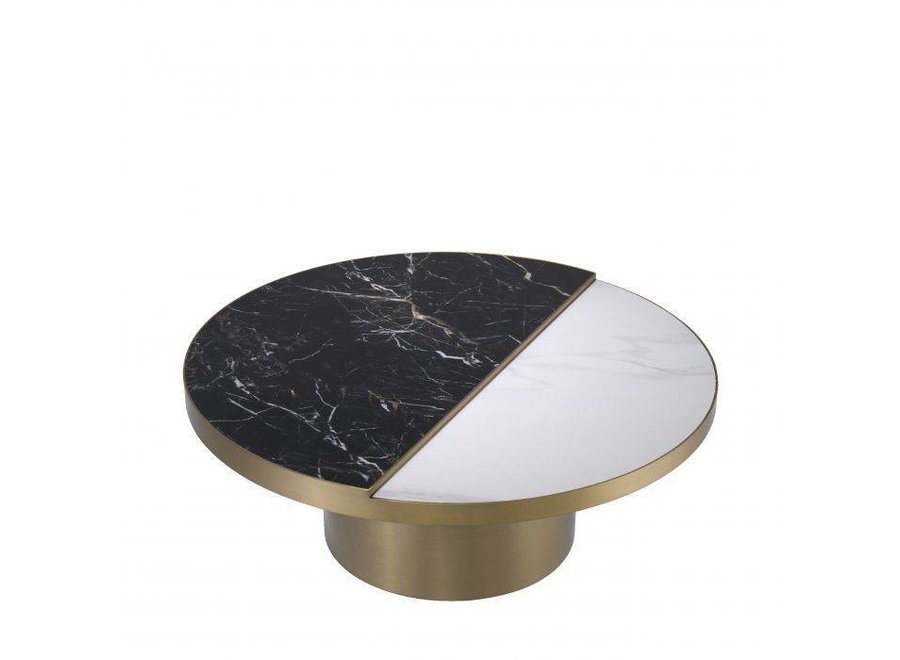 Coffee table 'Excelsior' -Brass