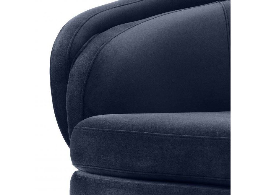 Fauteuil 'Orion' - Savona bleu nuit