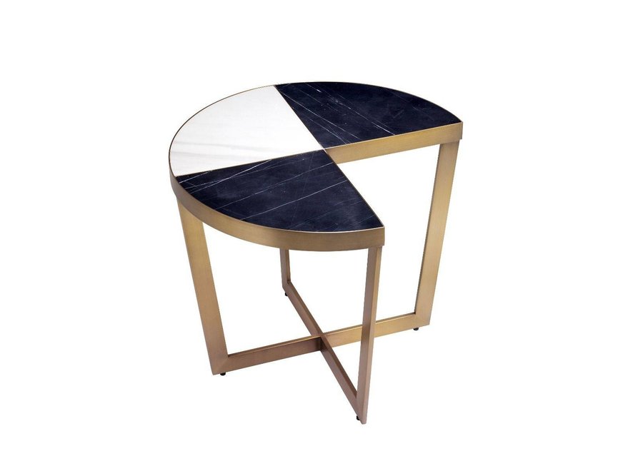 'Turino' Side Table Brushed Brass