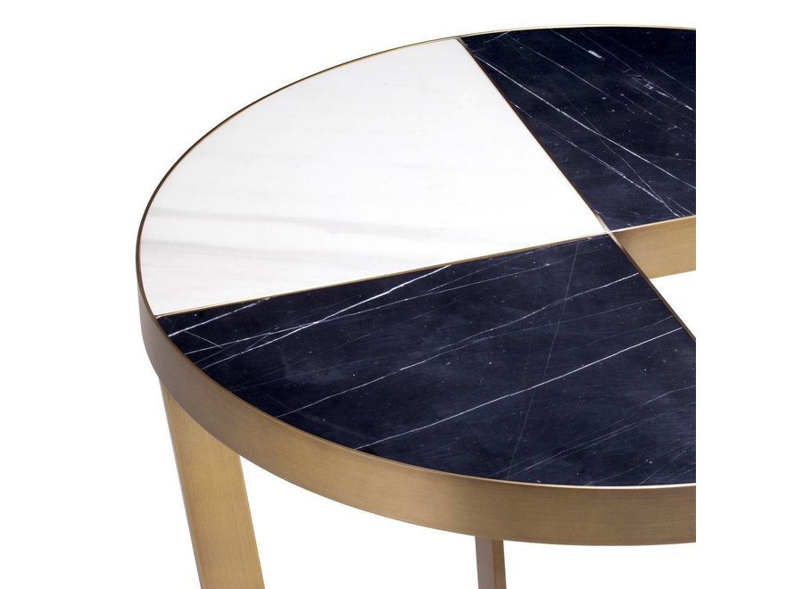 'Turino' Side Table Brushed Brass