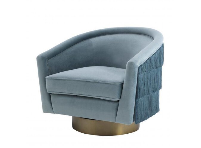 Swivel armchair Le Vante - Blue