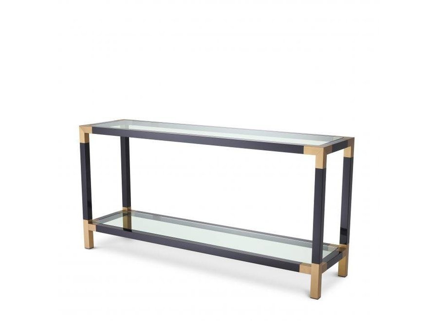 Eichholtz Console Table Royalton Black Wilhelmina Designs Eichholtz Console Table Royalton, Black Gold Console Table