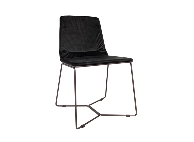 Esszimmerstuhl 'Line' Anthracite MIRAGLIO