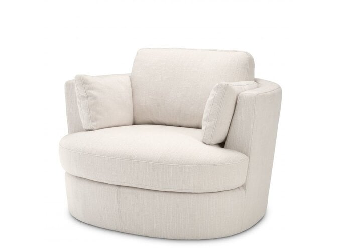 Chaise pivotante Clarissa - Avalon white