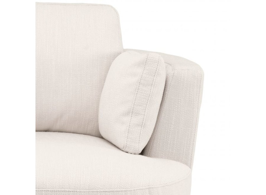 Swivel armchair 'Clarissa' - Avalon white