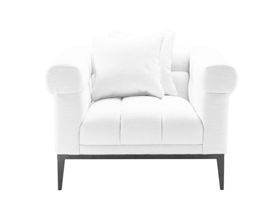 Armchair 'Aurelio' - Avalon white