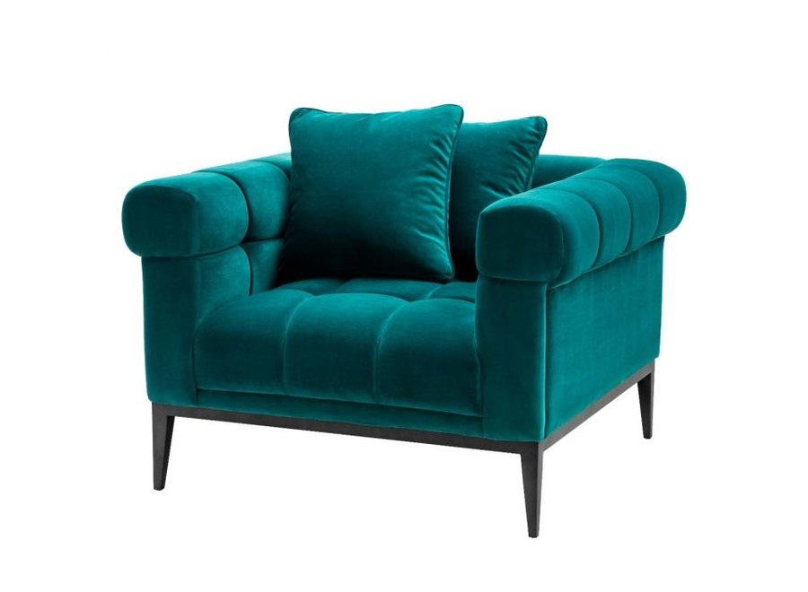 Armchair 'Aurelio' - Savona sea green