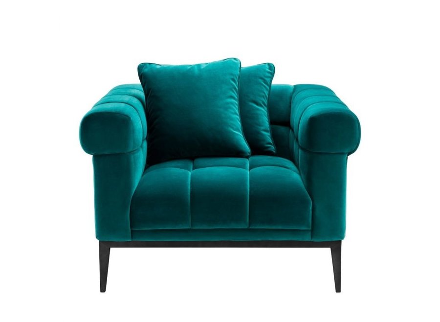 Sessel 'Aurelio' - Savona sea green