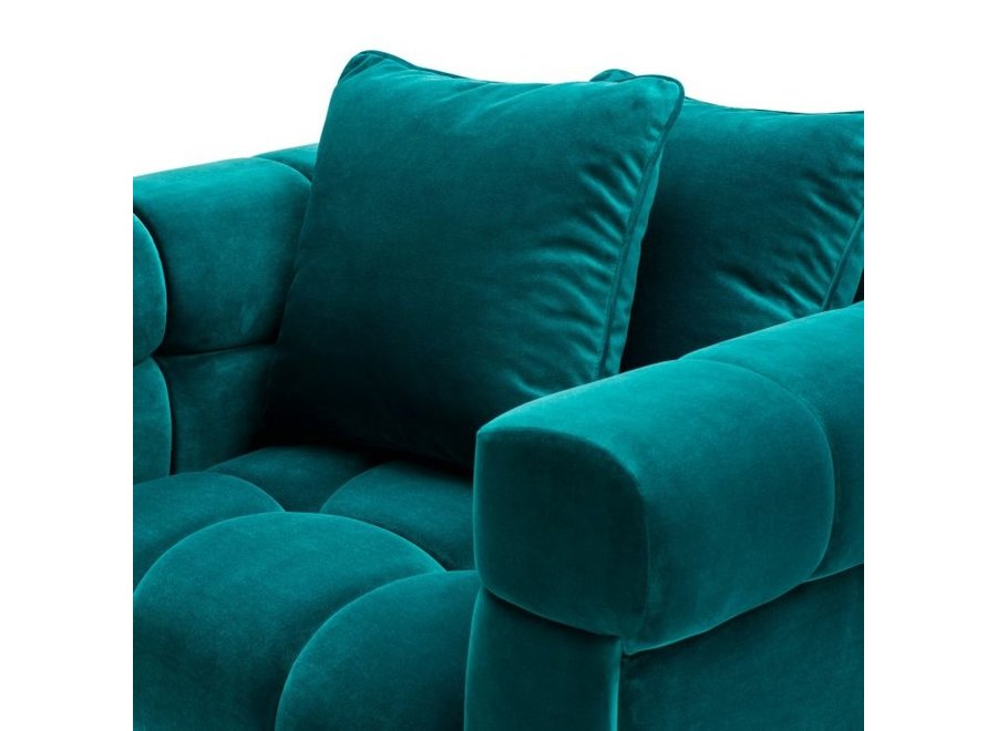 Armchair 'Aurelio' - Savona sea green