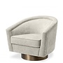 Swivel armchair 'Catene' - Clarck sand