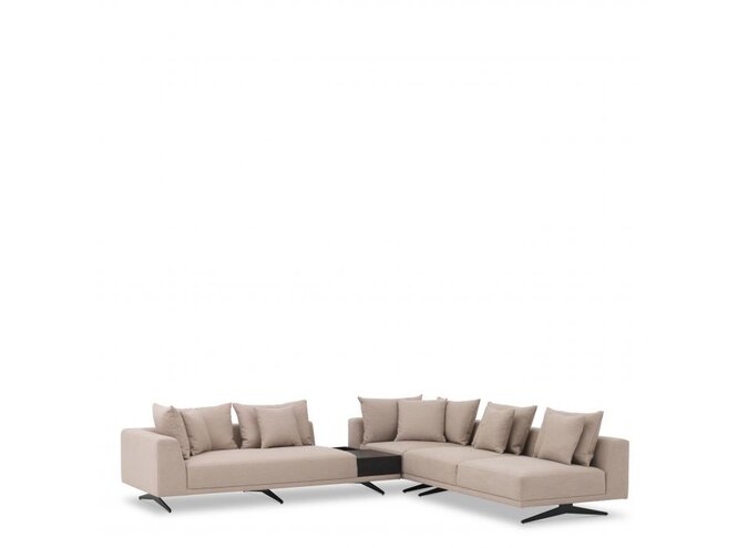 EICHHOLTZ Lounge Sofa 'Aurelio' - Avalon white - Right - Wilhelmina Designs