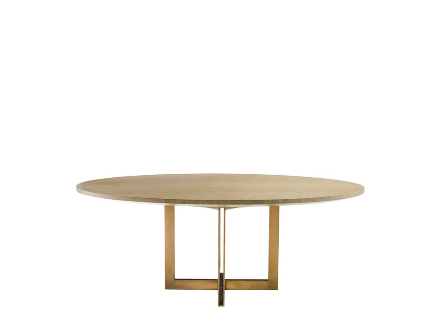 Dining Table 'Melchior'- Washed Oak Veneer - Oval