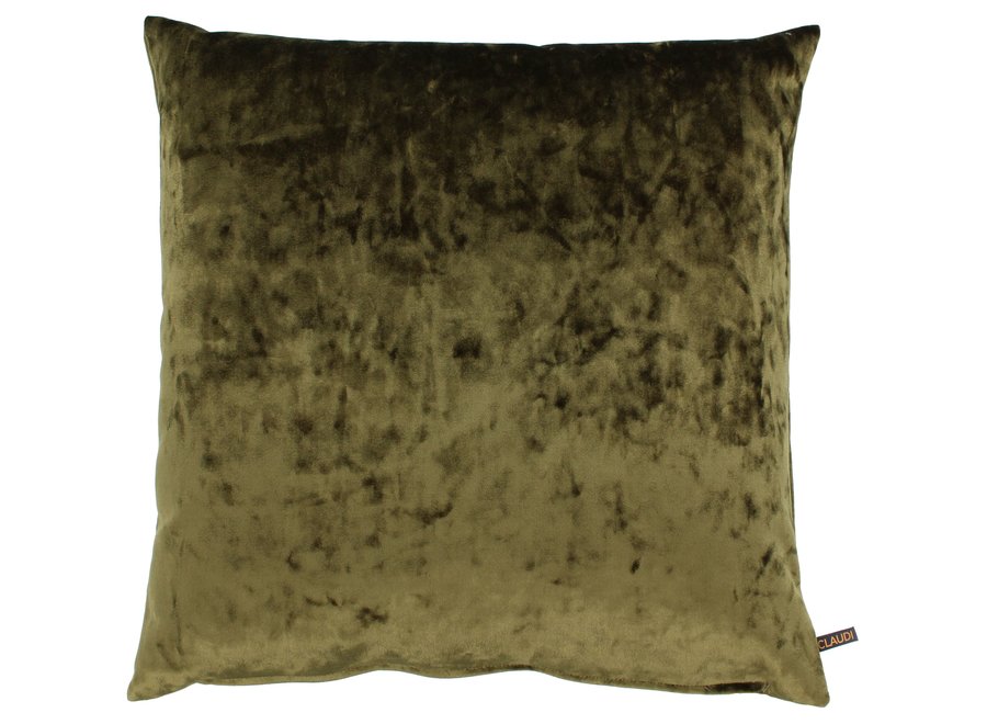 Throw pillow Pias Dark Olive