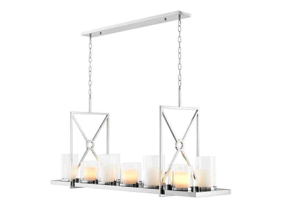 Chandelier  'Summit' - Rectangular - Nickel