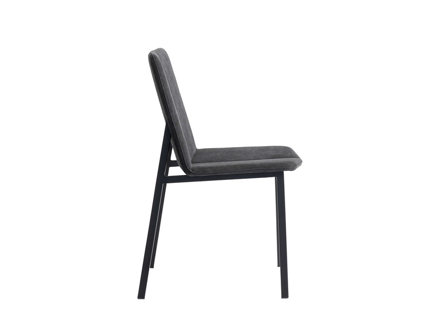 Dining room chair 'Chamfer' Anthracite