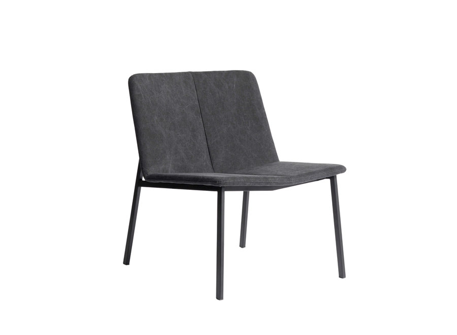 Lounge chair 'Chamfer' Anthracite