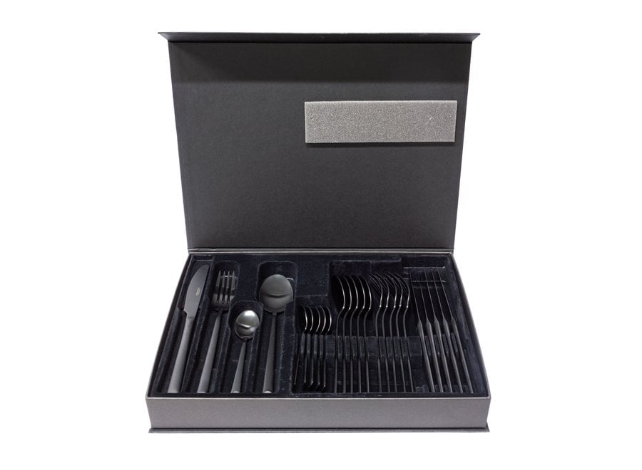 Cutlery set 'Zeno' 6-piece - Black