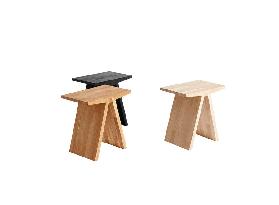 Stool 'Angle' Natural Oil