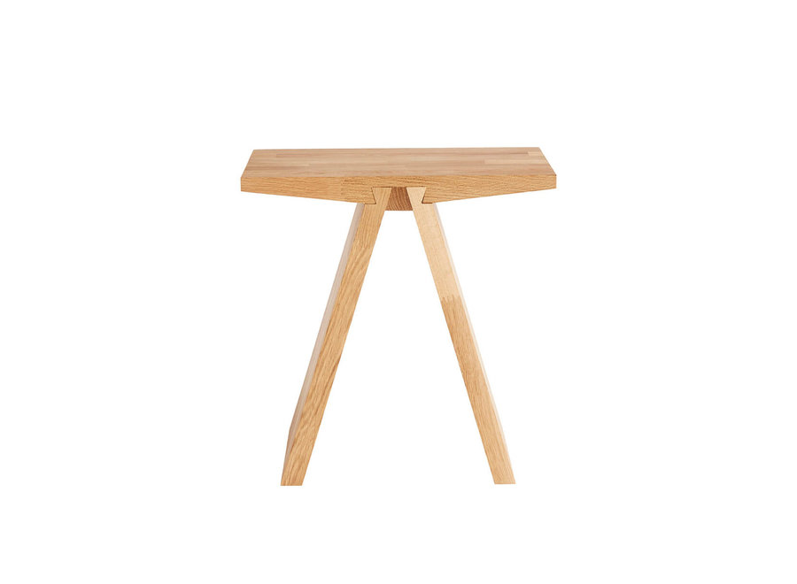 Tabouret 'Angle' Huile Naturelle