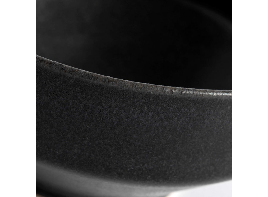 Bol à trempette « Ceto » noir - lot de 2