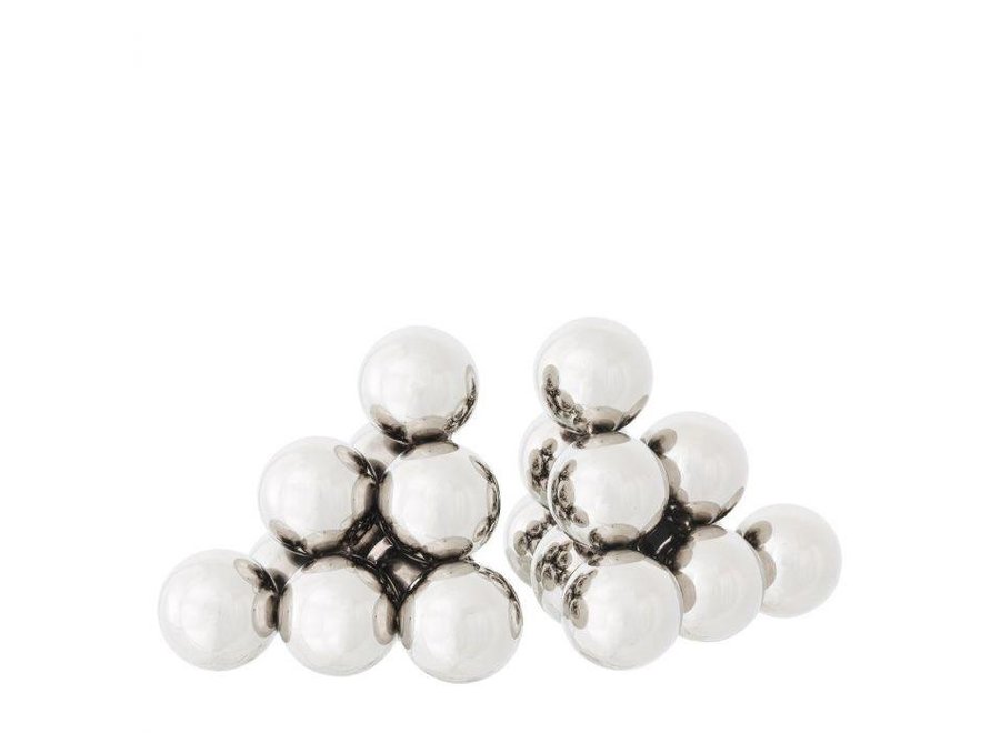 Buchstütze Carioca - Set of 2 - Nickel