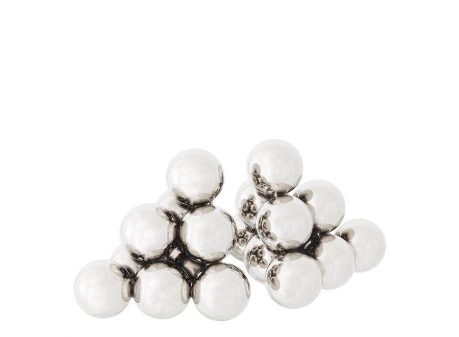 Bookend 'Carioca' - Set of 2 - Nickel