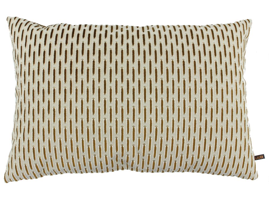 Coussin Palmia White / Copper