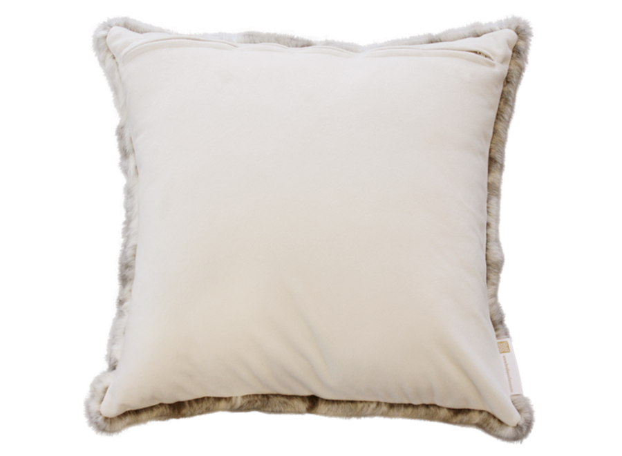 Coussin fourrure 'Mountain Rabbit'