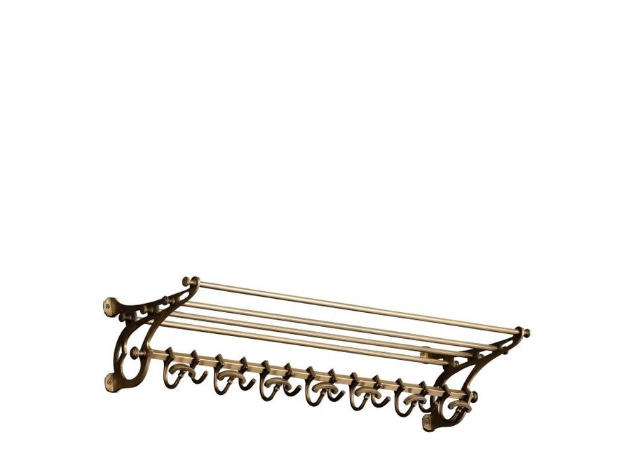 Coatrack 'Hudson' - L - Brass