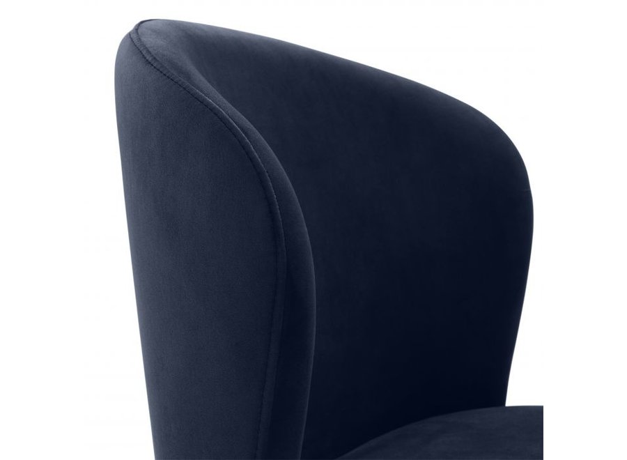 Eetkamerstoel 'Volante' - Savona midnight blue