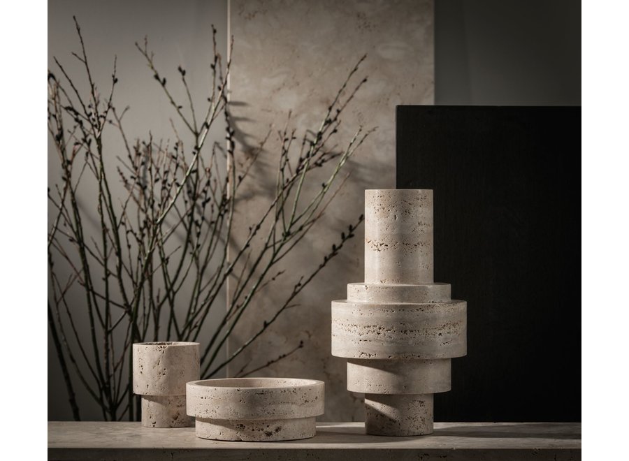 Vase 'Etna' - L - Cream