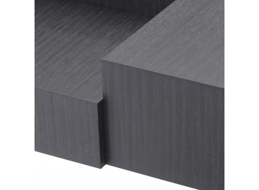 Coffee table 'Nerone' - Charcoal grey