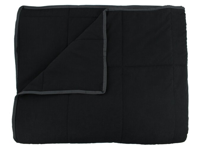 Tagesdecke Maia - Black