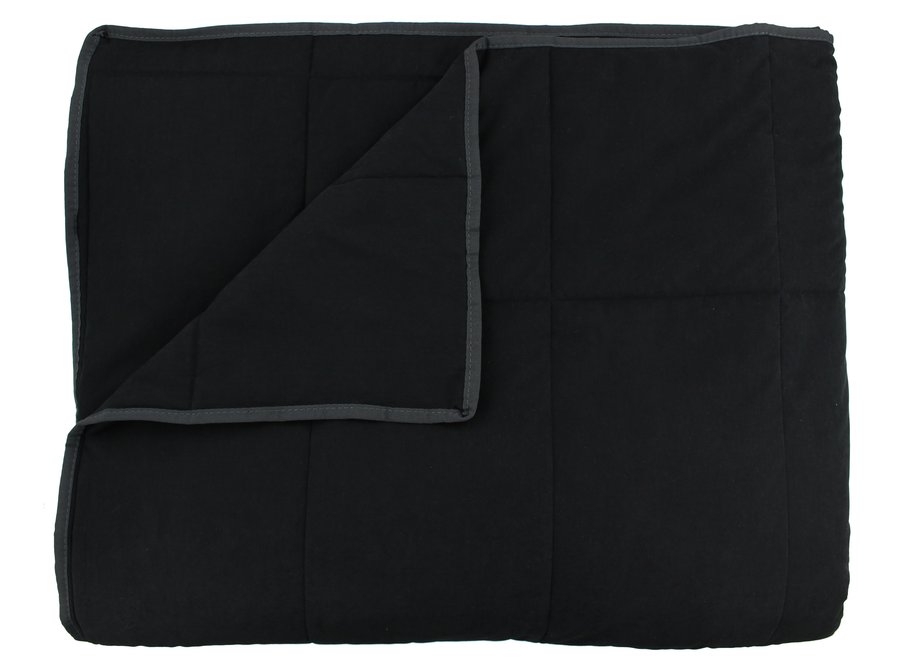 Bedsprei Maia -  Black