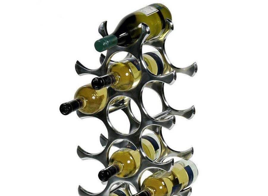 Large designer wine rack 'Alboran L', for 27 bottles