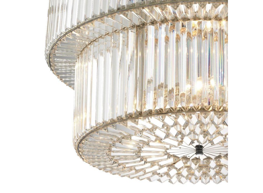 Chandelier 'Infinity' Double - Nickel