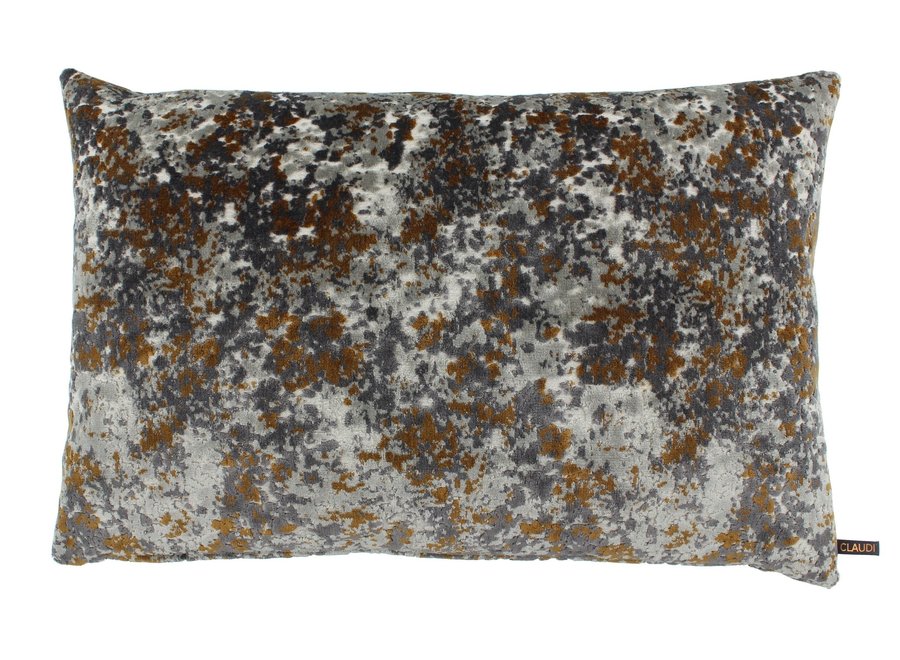 Throw pillow Othilia Grey/Copper