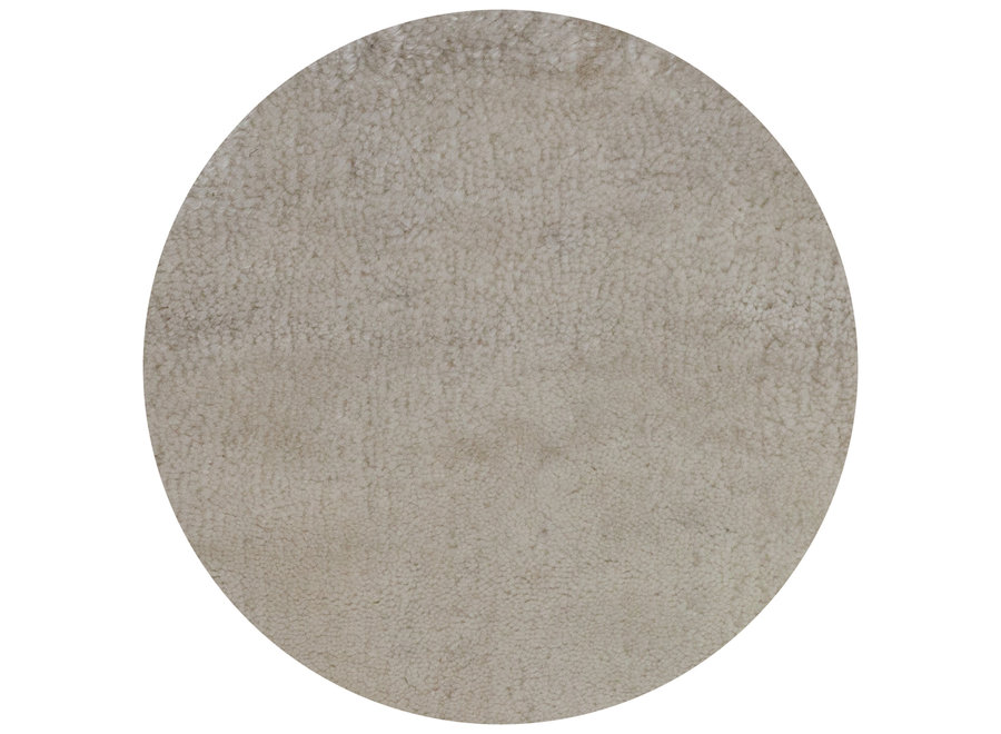 Tapis rond « Lake » beige