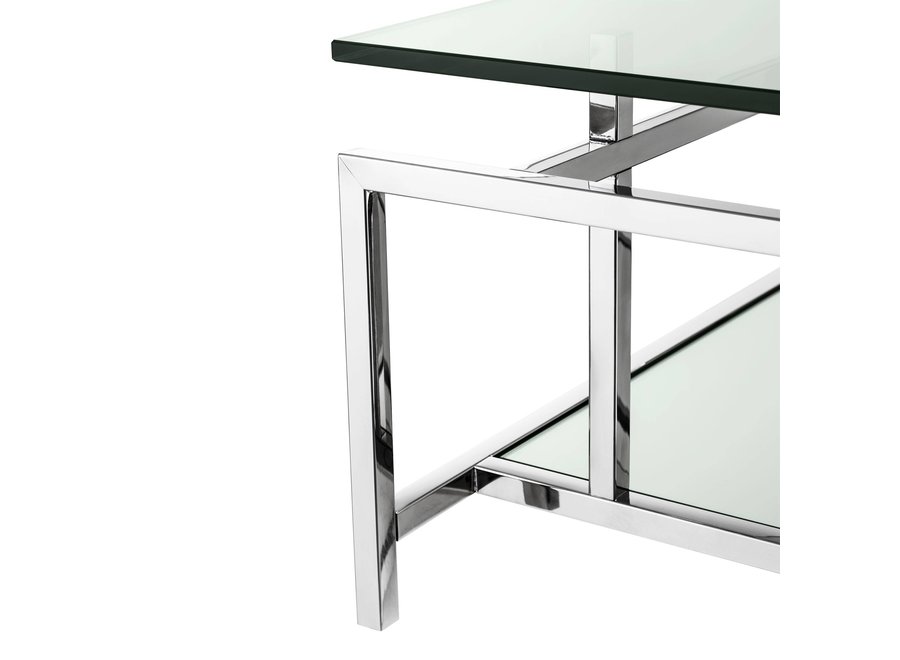 Coffee table 'Superia' - Nickel