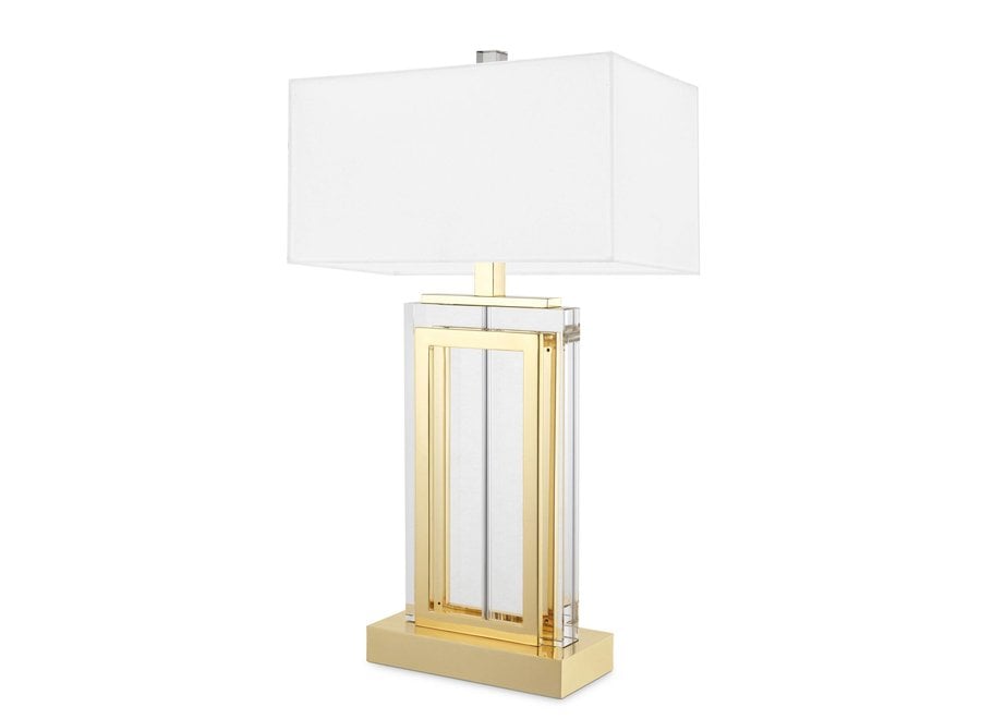 Lampe à poser 'Arlington' - Crystal/Gold