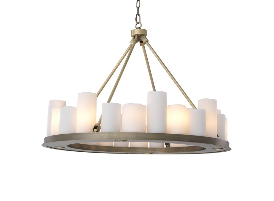 Chandelier 'Commodore' - Round - Brass