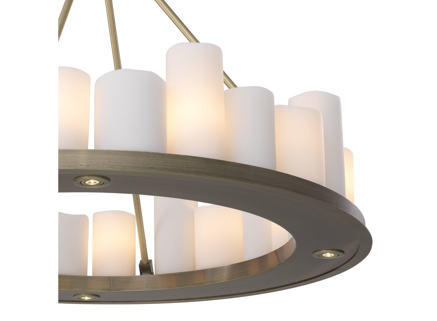 Chandelier 'Commodore' - Round - Brass