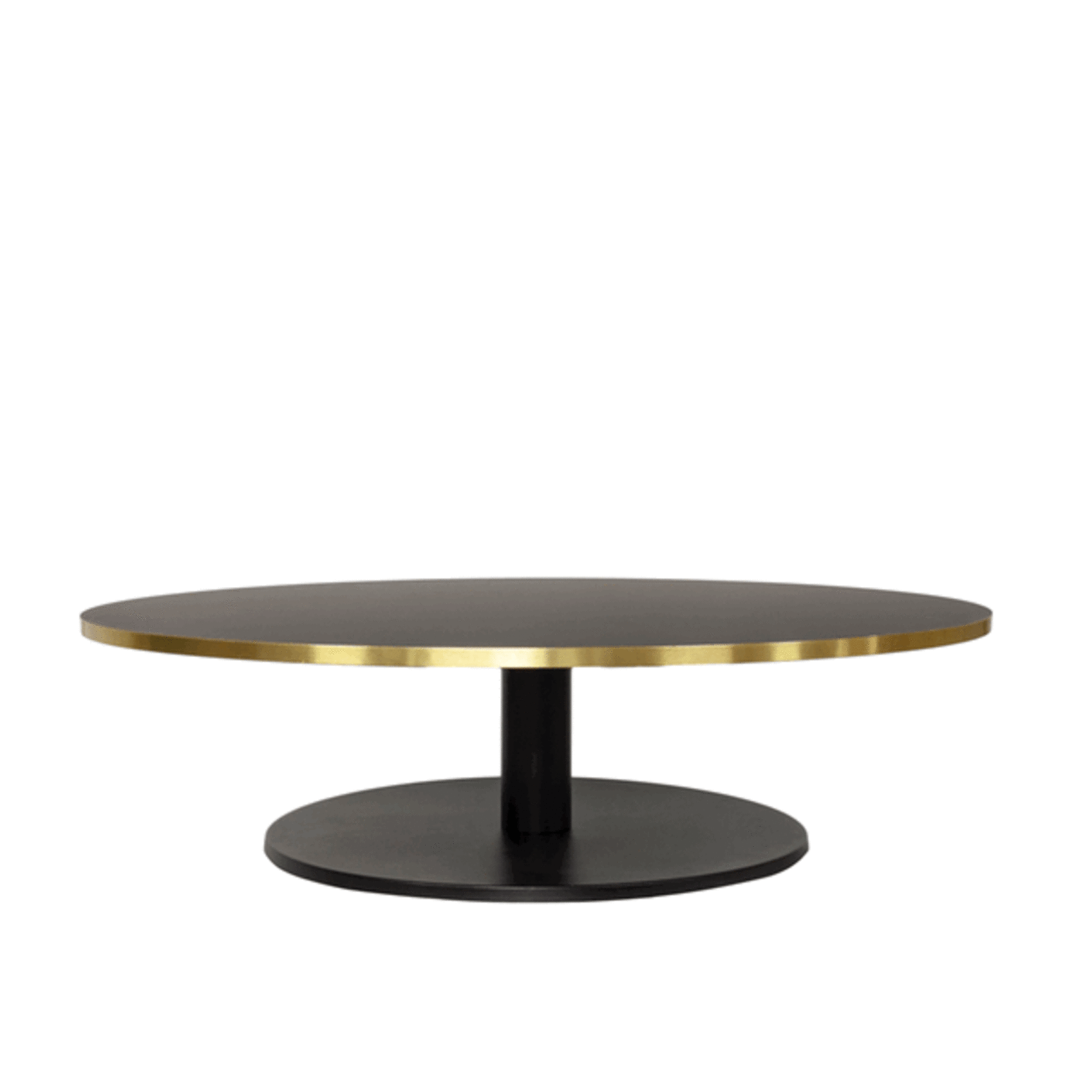 Round coffee table 'Marais' Gold